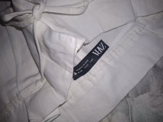 Pantalón blanco de lino