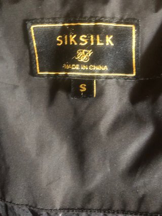 Chaquetón Siksilk Negro Talla S