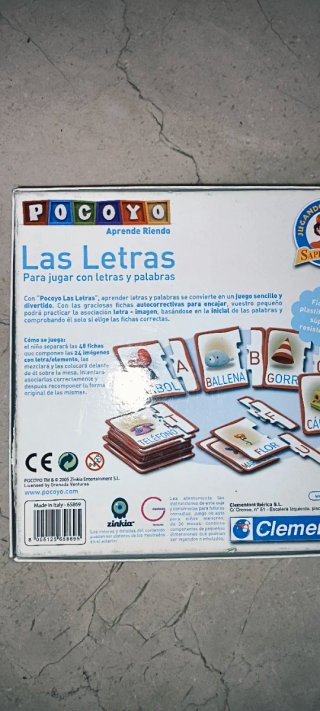 Juego Pocoyó Las Letras