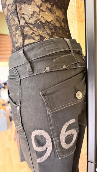Pantalón G-Star Negro talla 27 largo 32