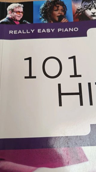 Libro Piano 101 Top Hits Fácil