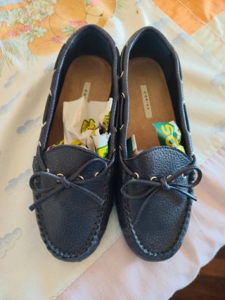 Mocasines Azules Corina Talla 36