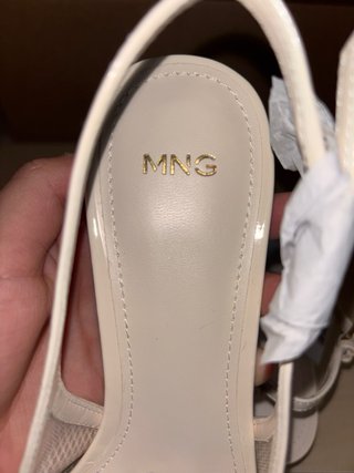 Zapatos Mango Beige Talla 36