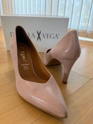 Zapatos de tacón Daniela Vega rosa