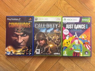 Lote 3 Juegos PS2 y Xbox 360