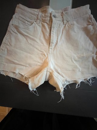 Short Vaquero Crema H&M Talla 38