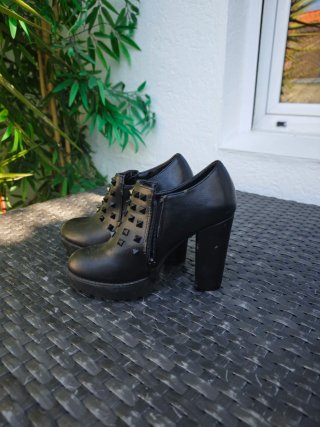 Lote 3 Botines Negros Talla 36