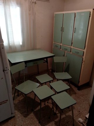 Conjunto mesa y mueble cocina 6 piezas