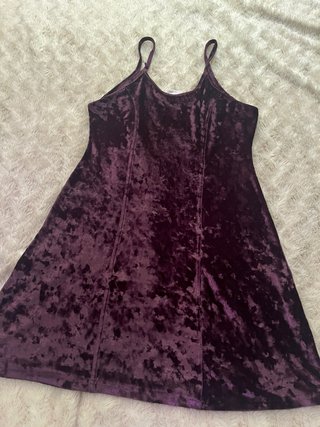 Vestido vintage morado talla M