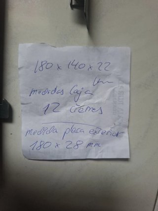 Mecanismo cierre  Corredera
