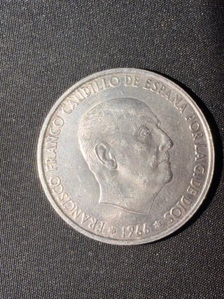Moneda plata 100 Pesetas 1966