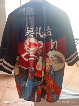 Kimono tela fina talla S