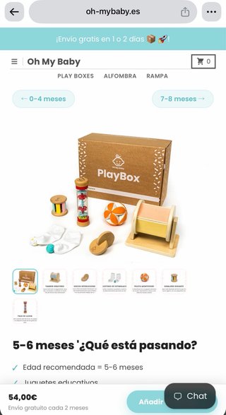 Set de Juguetes Educativos Oh My Baby 5-6 meses