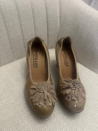Zapatos Pitillos Beige