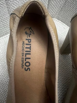 Zapatos Pitillos Beige