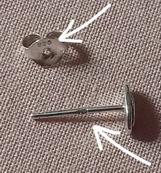 PENDIENTES CHANCLAS PLATA DE LEY