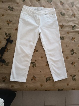 Pantalones blancos mujer