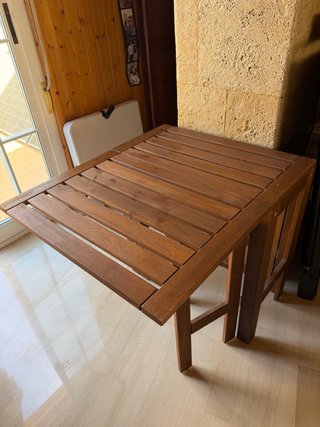 Mesa plegable madera Ikea Applaro