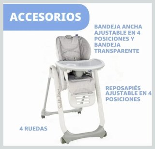 Trona Chicco Polly2Start Gris