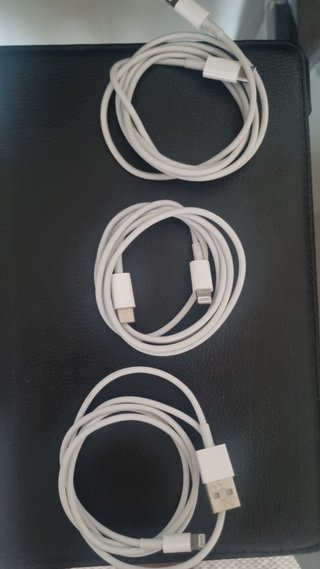 3 Cables Originales Apple iPhone