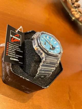 Reloj G-Shock Azul Claro Transparente