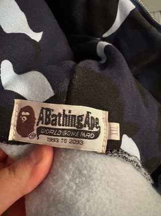 Chaqueta BAPE con cremallera entera