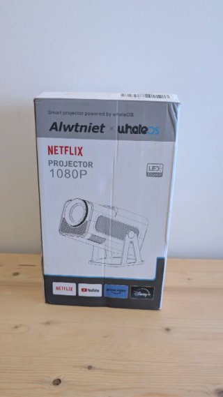 Proyector Alwtniet 1080p Smart WhaleOS