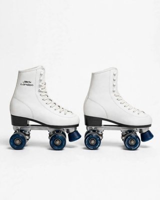 Patines Quad Jack London Blancos Ruedas Azules
