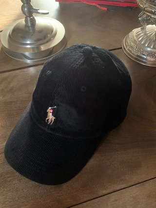 Gorra de Pana Ralph Lauren Negra