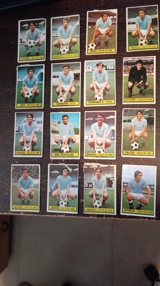 Lote 16 Cromos Ediciones Este 74/75 Celta
