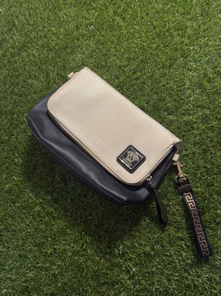 Bolso Versace Negro y Dorado