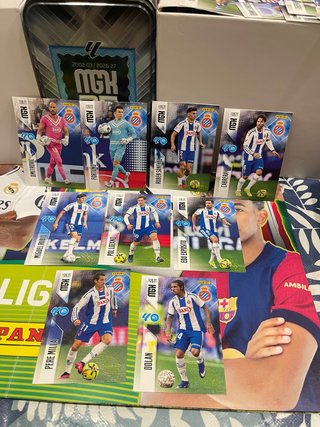 Lote de 8 Cromos Panini RCD Espanyol 2026-27