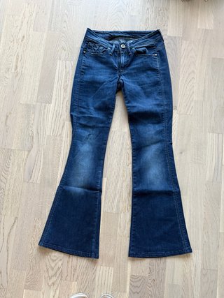 Pantalones acampanados G-Star Raw azules