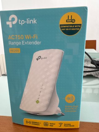 Repetidor WiFi TP-Link RE200 AC750