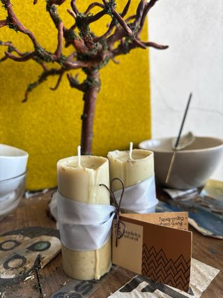 Conjunto de 2 Velas Artesanais