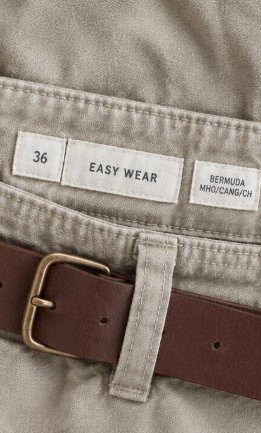 Pantalón corto Easy Wear Beige