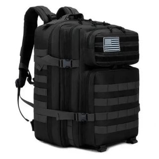 Mochila Táctica Militar 50L Negra