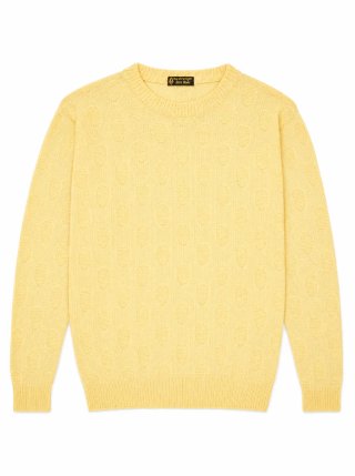 Maglione giallo vintage in maglia M