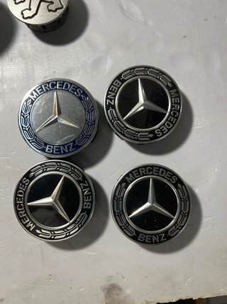 4 Tapas de buje para llantas Mercedes-Benz