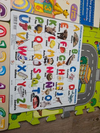 Set de Puzzles Didácticos y Libros Infantiles