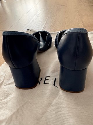 Zapatos de tacón Corello piel azul