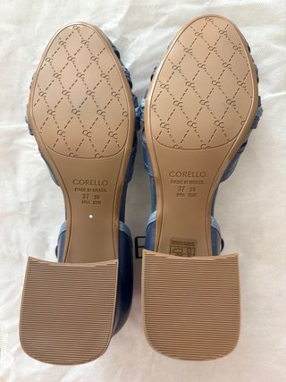 Zapatos de tacón Corello piel azul