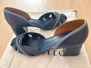 Zapatos de tacón Corello piel azul