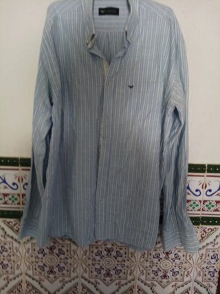 Camisa Armani Jeans Rayas Azules
