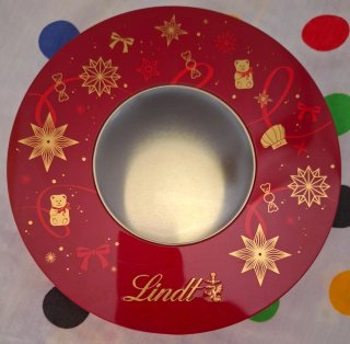 Lata caja decorativa bombonea Lindt