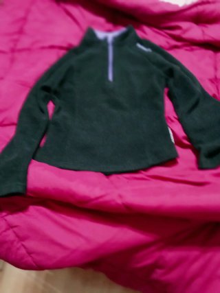 Jersey polar cremallera morada Niños  Talla 6 años
