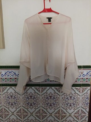 Camisa H&M Beige Talla 38