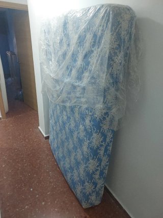 Colchón con Estampado Floral