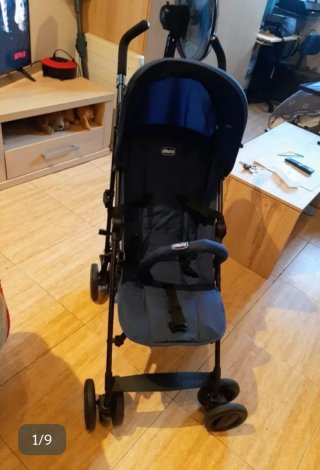 Silla de Paseo Chicco Azul regalo saco rojo invier