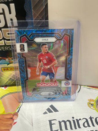 Cromo Panini Prizm Alexis Sánchez Monopoly